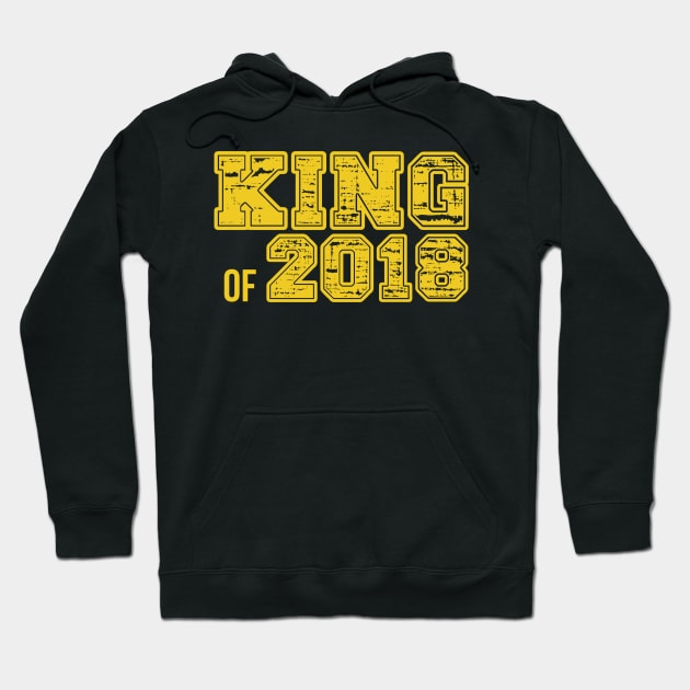 King Of 2018 New Years Eve Hoodie by charlescheshire